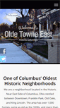 Mobile Screenshot of oldetowneeast.org